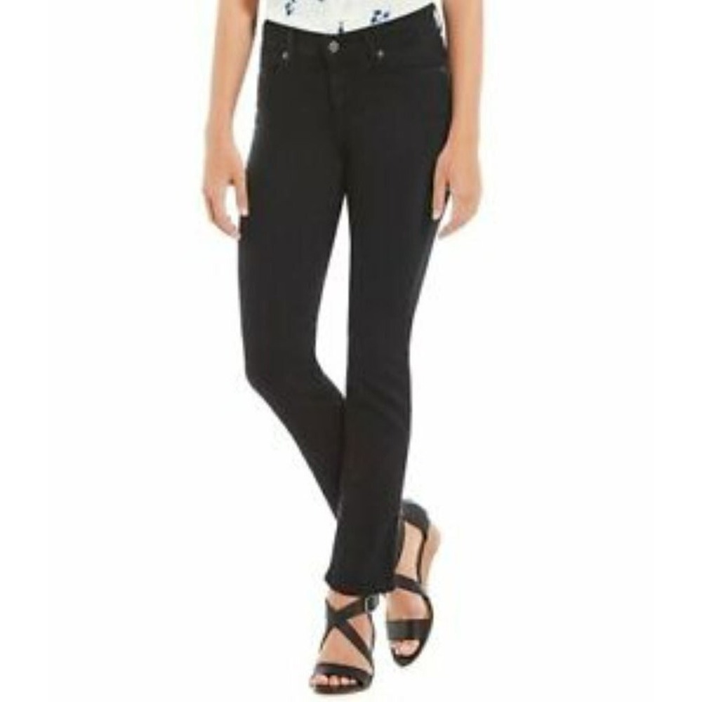 Levi's Women Black Corduroy 584750207 Mid Rise Skinny Pants W28 L30
